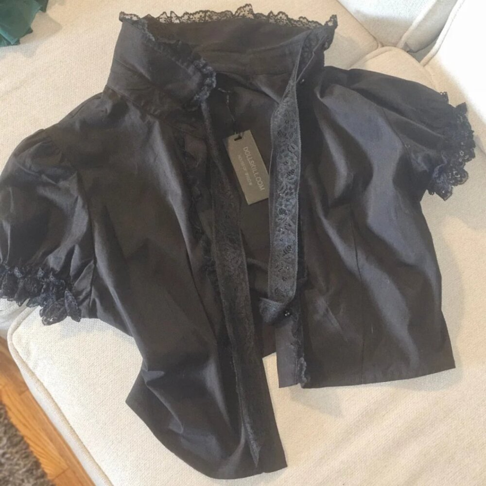 Coveted Darling Poplin Blouse